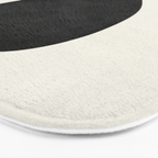 Black Heart Bath Mat Gallery Image 3