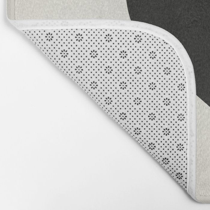 Black Heart Bath Mat Gallery Image 2