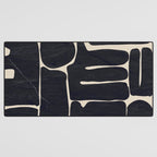 Modern Abstract Minimal Shapes 162 Desk Mat Gallery Image 3