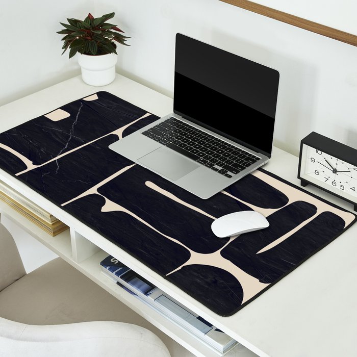 Modern Abstract Minimal Shapes 162 Desk Mat Gallery Image 2