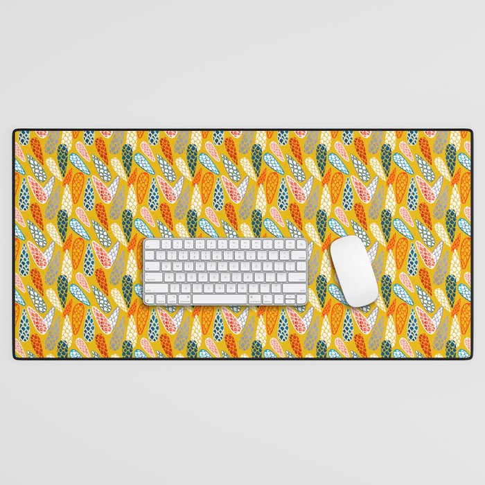 Colored Cone pattern Desk Mat Gallery Image 1