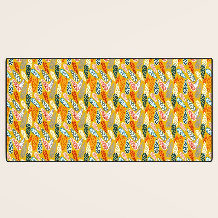 Colored Cone pattern Desk Mat Gallery Image 3
