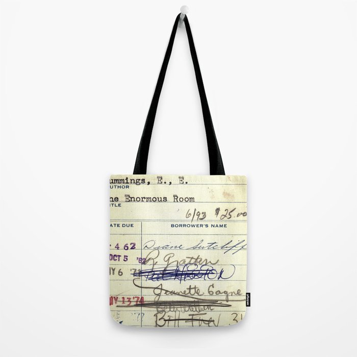Library Card 828 The Enormous Room Tote Bag Gallery Image 2