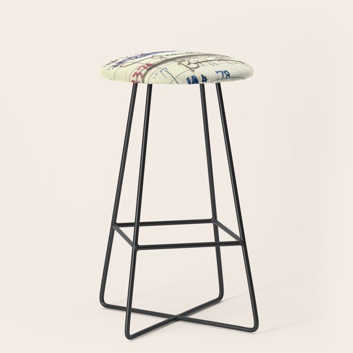Library Card 828 The Enormous Room Stool Gallery Image 1