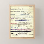 Library Card 828 The Enormous Room Mini Art Print Gallery Image 1