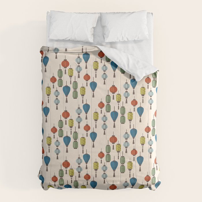 Colorful Lantern Pattern Comforter Gallery Image 1