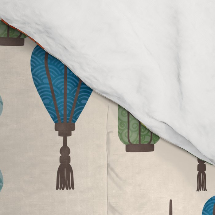 Colorful Lantern Pattern Comforter Gallery Image 4