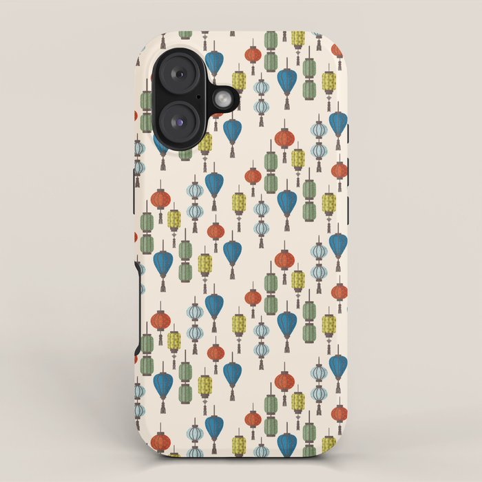 Colorful Lantern Pattern iPhone Case Gallery Image 1