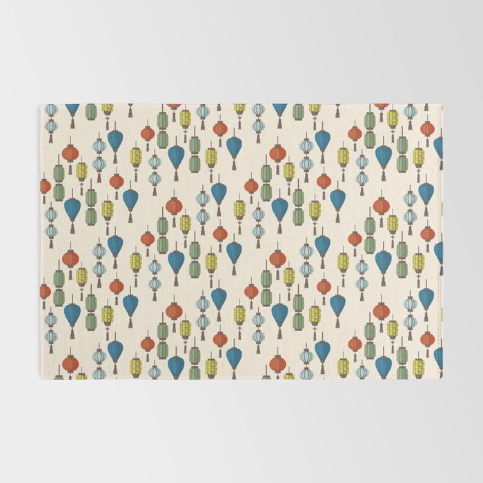Colorful Lantern Pattern Rug Gallery Image 2