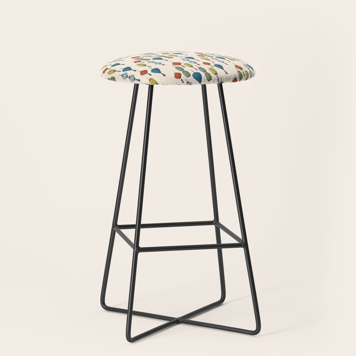 Colorful Lantern Pattern Stool Gallery Image 1