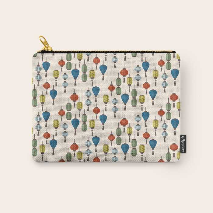 Colorful Lantern Pattern Carry All Pouch Gallery Image 1