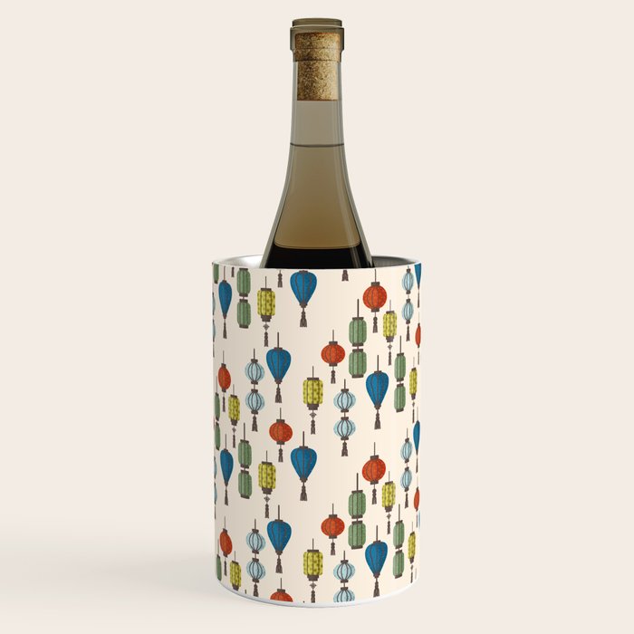 Colorful Lantern Pattern Wine Chiller Gallery Image 1
