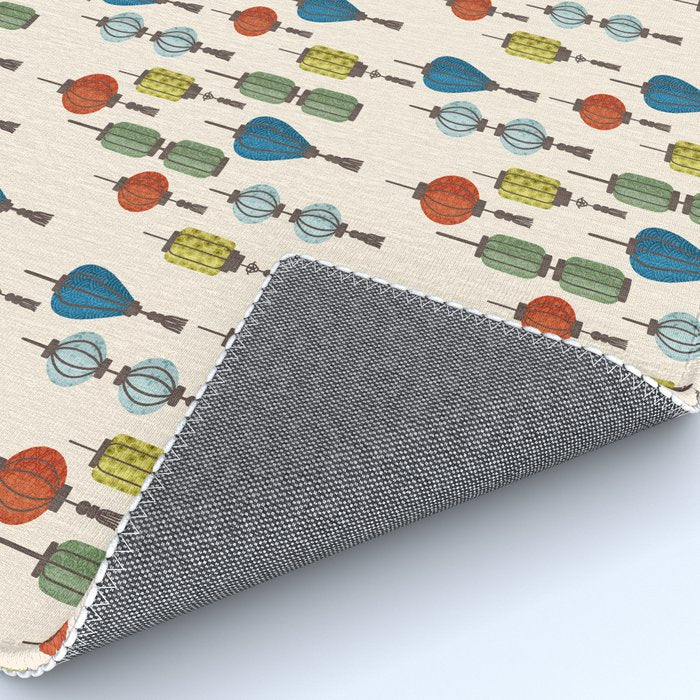 Colorful Lantern Pattern Rug Gallery Image 4