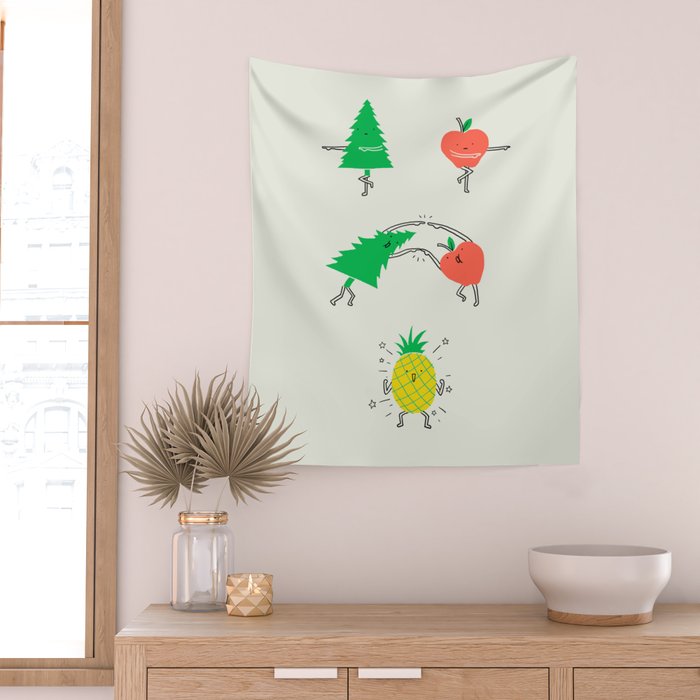 Pineapple Wall Tapestry Gallery Image 2