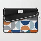 Mid century modern geometric Colorful 1 Laptop Sleeve Gallery Image 2