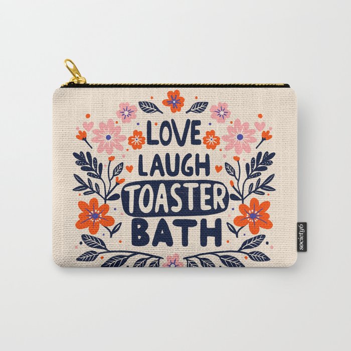 Love Laugh Toaster Bath Carry All Pouch Gallery Image 1