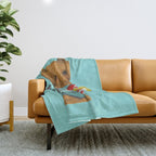 Summer Bear Throw Blanket Gallery Image 1