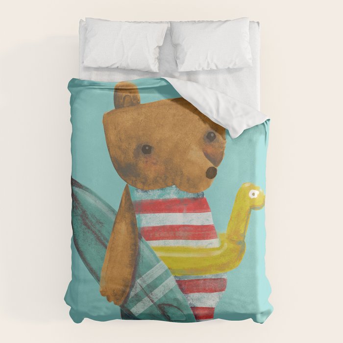 Summer Bear Duvet Cover Gallery Image 1