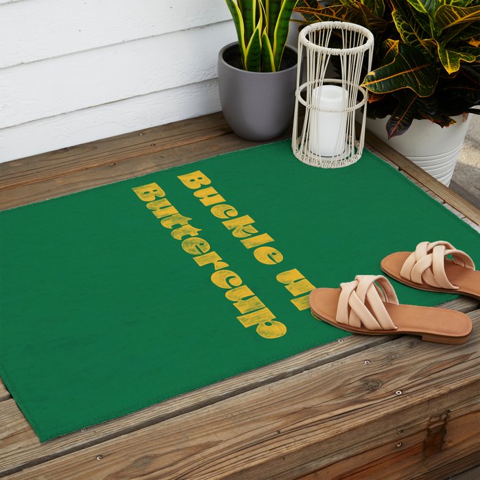 Buckle Up Buttercup Outdoor Rug Gallery Image 2