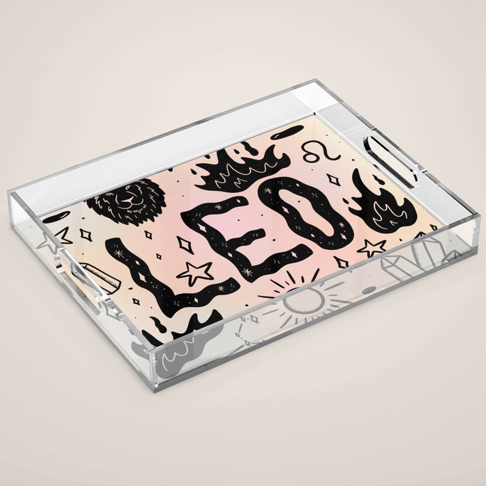 Celestial Leo Acrylic Tray Gallery Image 1