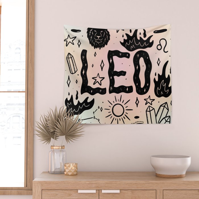 Celestial Leo Wall Tapestry Gallery Image 2