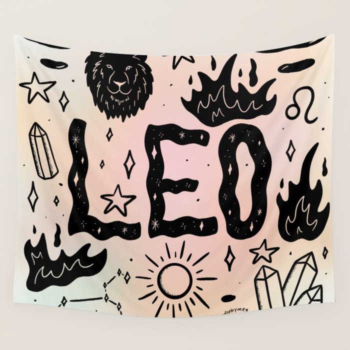 Celestial Leo Wall Tapestry Gallery Image 4