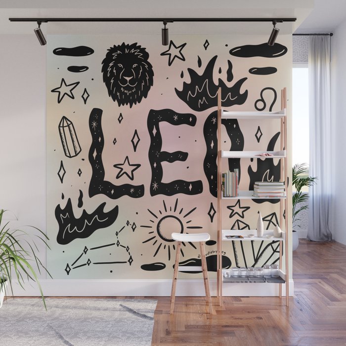 Celestial Leo Wall Mural Gallery Image 1