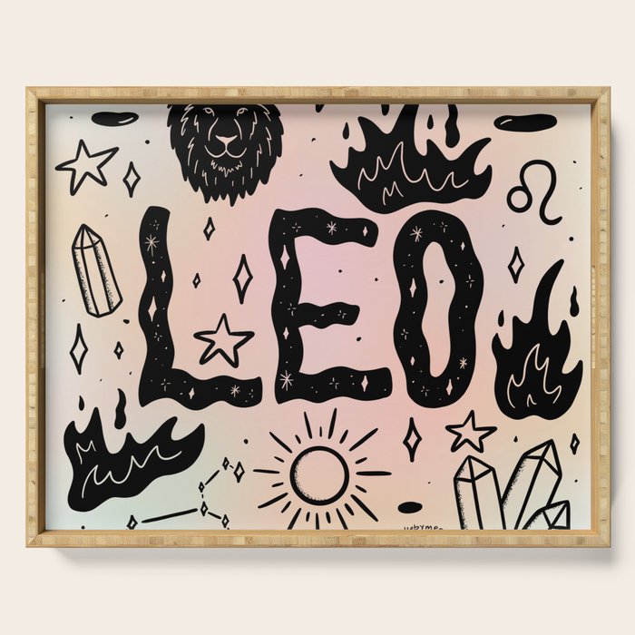 Celestial Leo Serving Tray Gallery Image 1