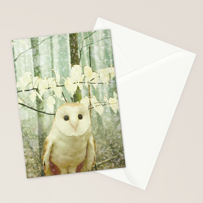 Winter Owl Stationery Card Gallery Image 2