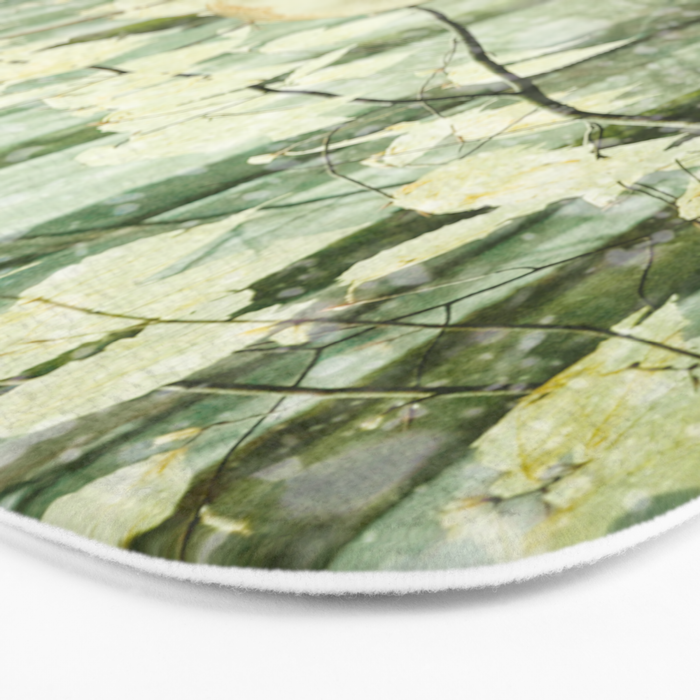 Winter Owl Bath Mat Gallery Image 3