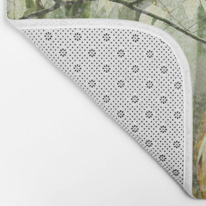 Winter Owl Bath Mat Gallery Image 2