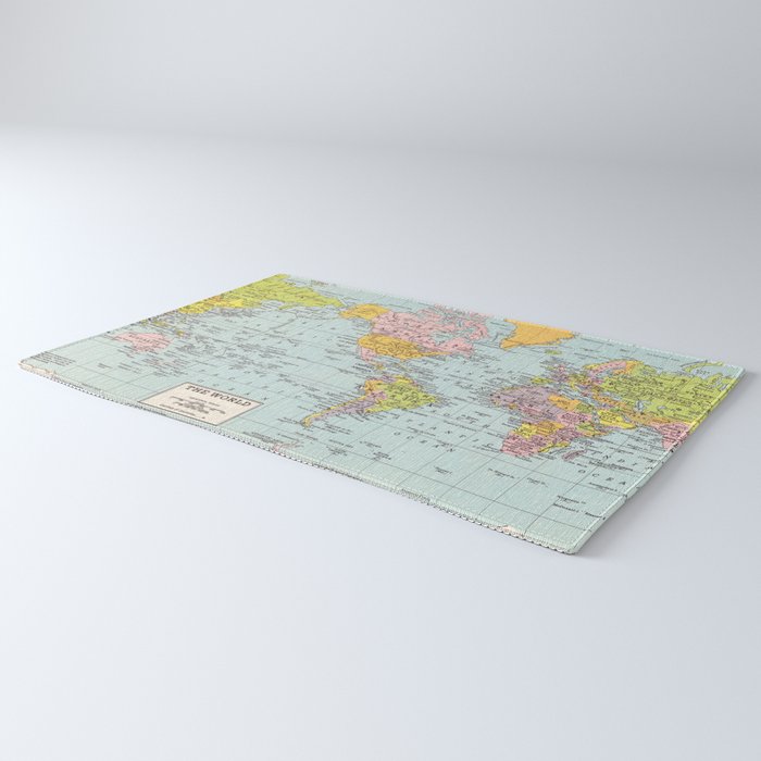 World Map Rug Gallery Image 3