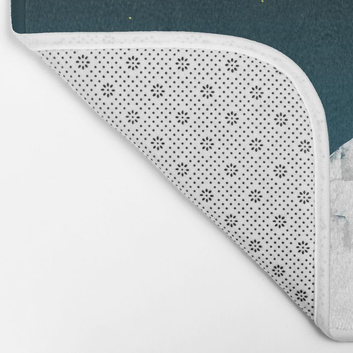 Star gazing - Penguin's dream of flying Bath Mat Gallery Image 2