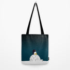 Star gazing - Penguin's dream of flying Tote Bag Gallery Image 2