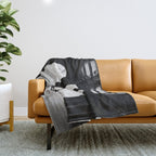 NYC Noir Throw Blanket Gallery Image 1