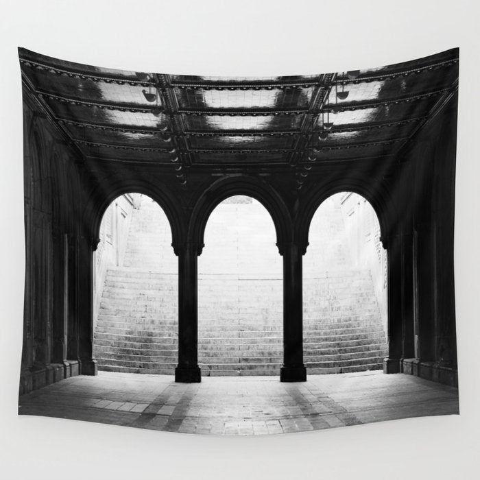 NYC Noir Wall Tapestry Gallery Image 1