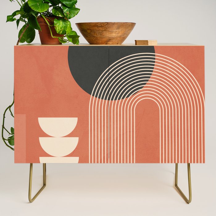 Abstract Geometric Shapes 109 Credenza Gallery Image 1