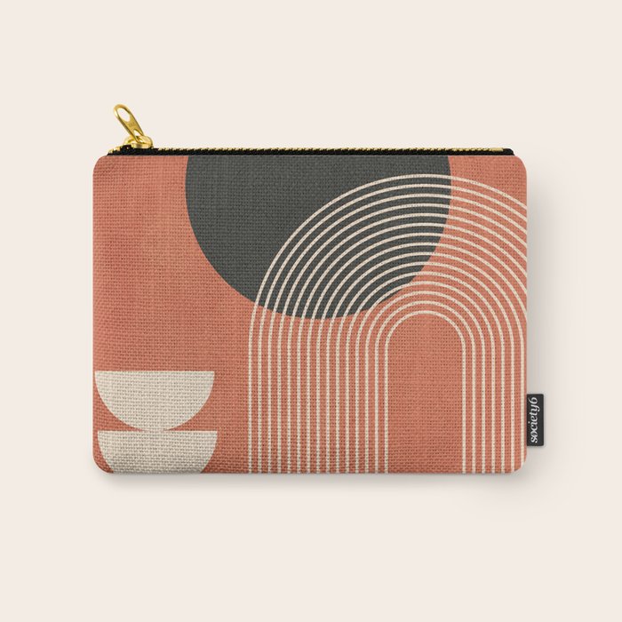 Abstract Geometric Shapes 109 Carry All Pouch Gallery Image 1
