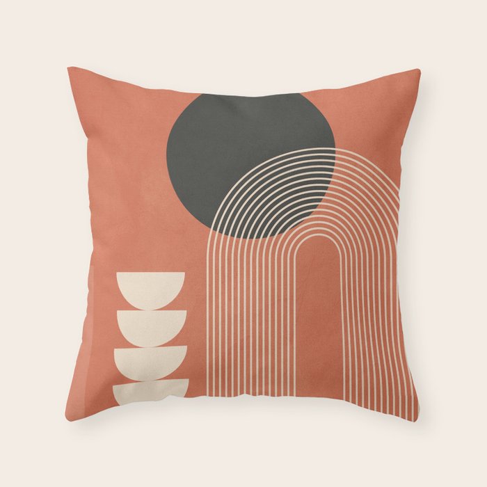 Abstract Geometric Shapes 109 Throw Pillow Gallery Image 6