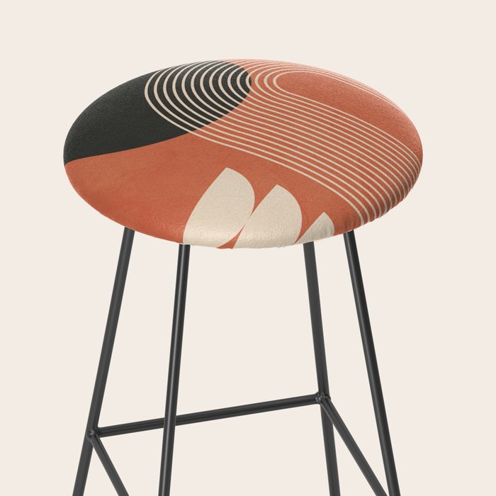 Abstract Geometric Shapes 109 Stool Gallery Image 2