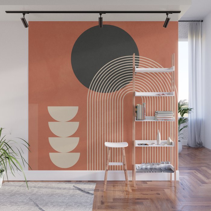 Abstract Geometric Shapes 109 Wall Mural Gallery Image 1