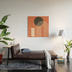 Abstract Geometric Shapes 109 Wood Wall Art Gallery Image 2