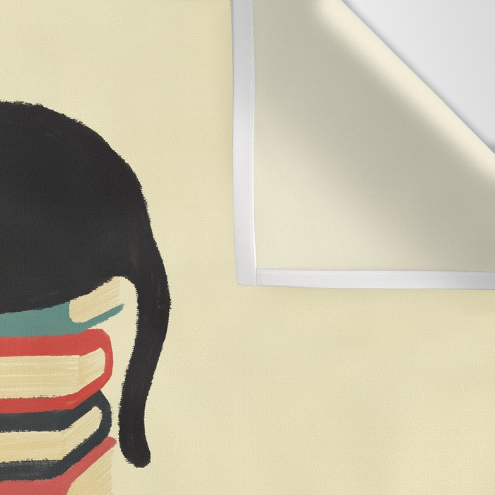 Hidden cat 31 reading books  Wall Tapestry Gallery Image 3