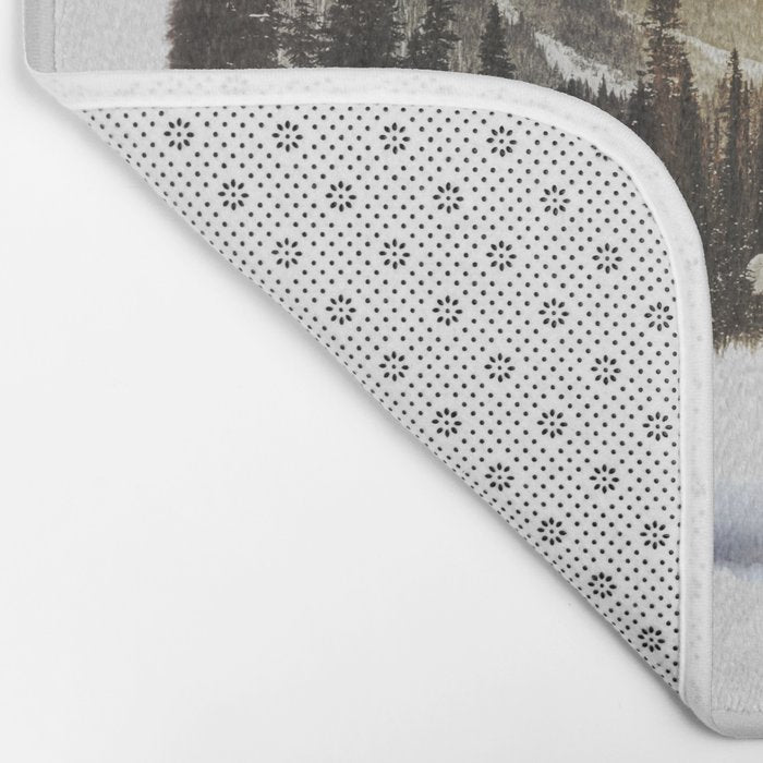 Arctic Grizzly Bear Bath Mat Gallery Image 2