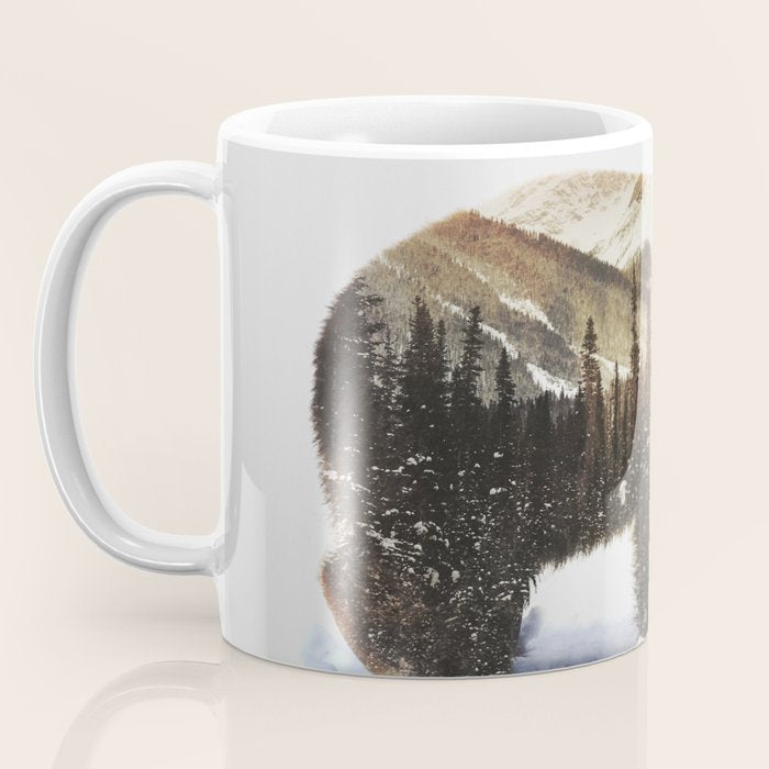 Arctic Grizzly Bear Coffee Mug Gallery Image 3