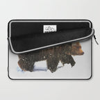 Arctic Grizzly Bear Laptop Sleeve Gallery Image 2