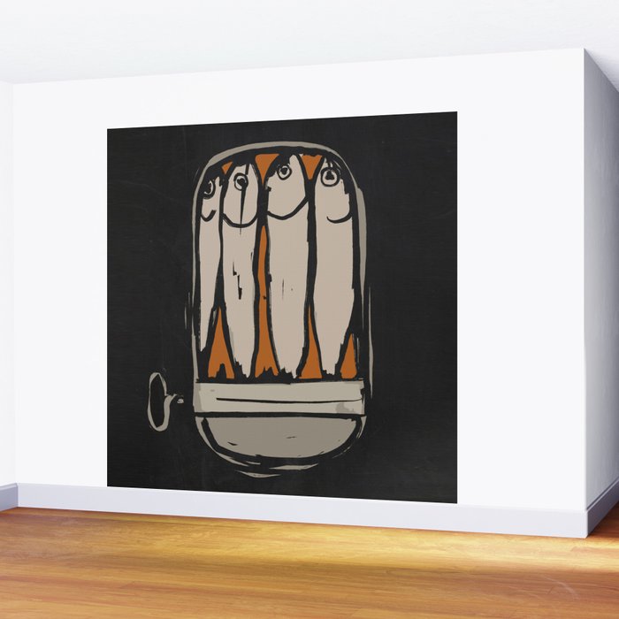 Sardines Wall Mural Gallery Image 2