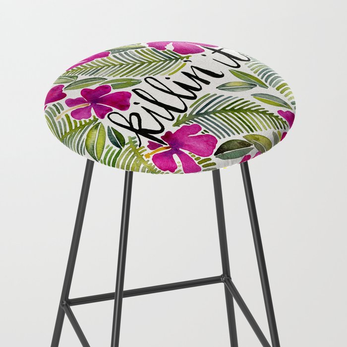 Killin' It - Tropical Pink Stool Gallery Image 2