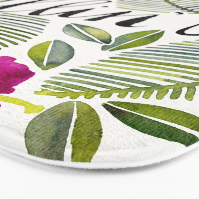 Killin' It - Tropical Pink Bath Mat Gallery Image 3