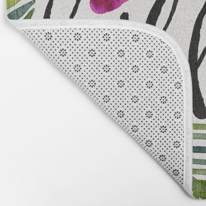 Killin' It - Tropical Pink Bath Mat Gallery Image 2